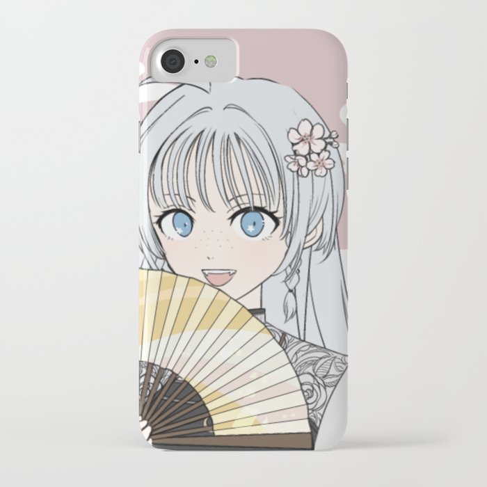 Japanese girl kawaii iPhone Case