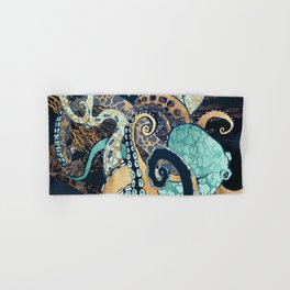Metallic Octopus II Hand & Bath Towel