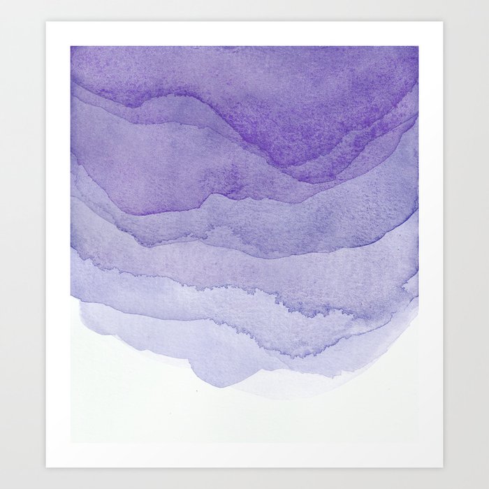 Lavender Flow Art Print