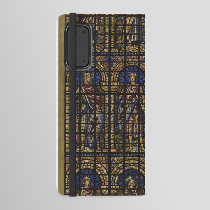 William Blake Stained Glass Window Design Android Wallet Case