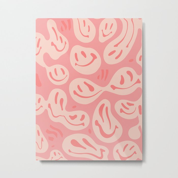 Pinkie Blush Melted Happiness Metal Print