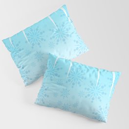 Blue Winter Wonderland Pillow Sham