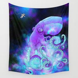 Nebula Octopus Wall Tapestry