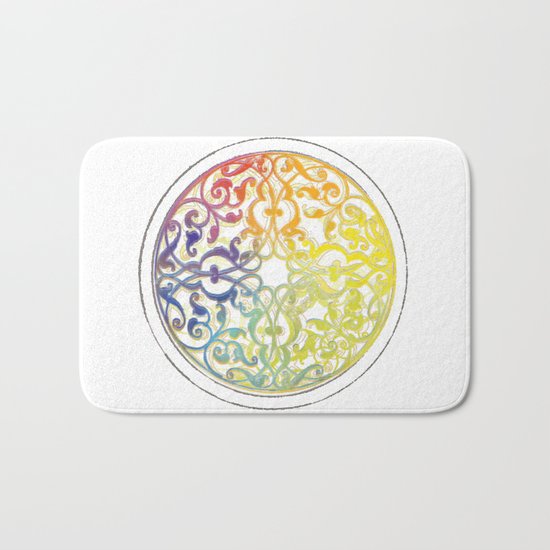 Rosace Bath Mat