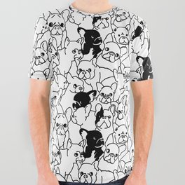 Oh French Bulldog All Over Graphic Tee
