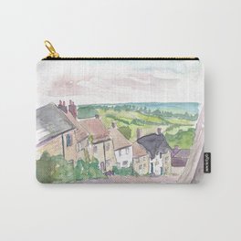 Gold Hill Street View Shaftesbury Dorset England Carry-All Pouch