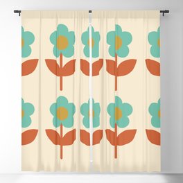 Flower Power 60s Blackout Curtain