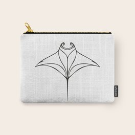 Manta Rays In Elegant Flight Carry-All Pouch