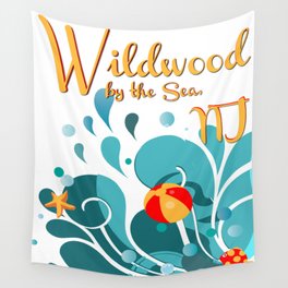 Oh Those Wildwood Daze Wall Tapestry