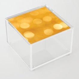 Blurred Golden Yellow Pattern  Acrylic Box