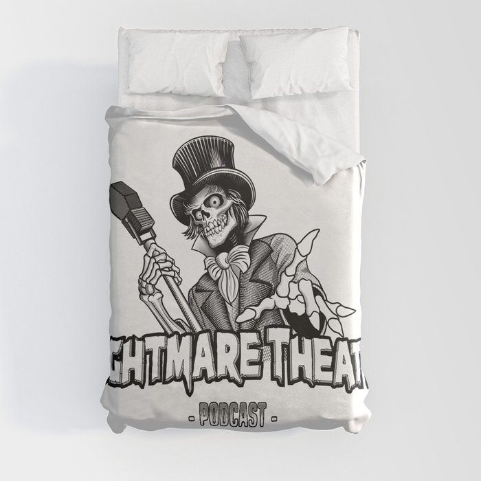 Frightmare Theatre Podcast Duvet Cover