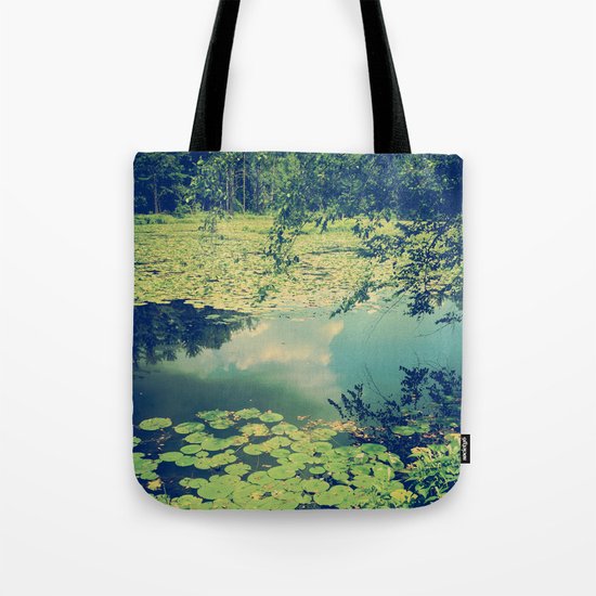 Lily Pad Pond Tote Bag