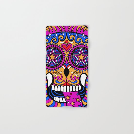 Sugar Skull #1 Hand & Bath Towel