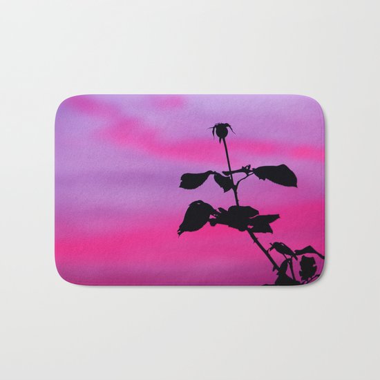 The Sunset of a Rose Bath Mat