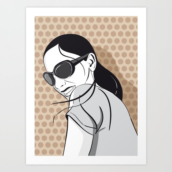 Smile on the Wall Art Print