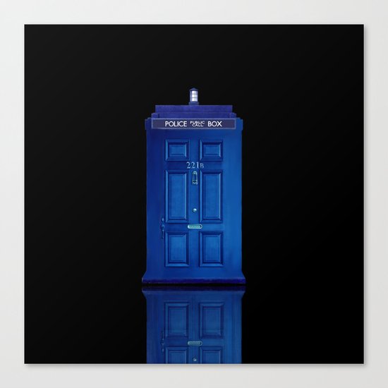 Tardis Holmes Canvas Print