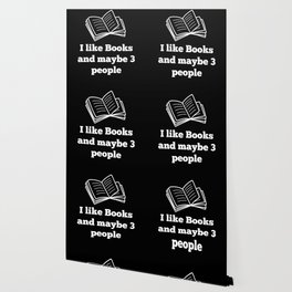 I like Books and maybe 3 people Wallpaper