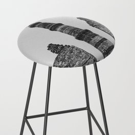 Qutub in Black and White Bar Stool