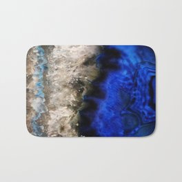 Blue Geode Bath Mat