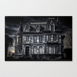 haunted house Canvas Print