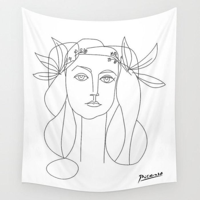 War and Peace by Pablo Picasso Wall Tapestry