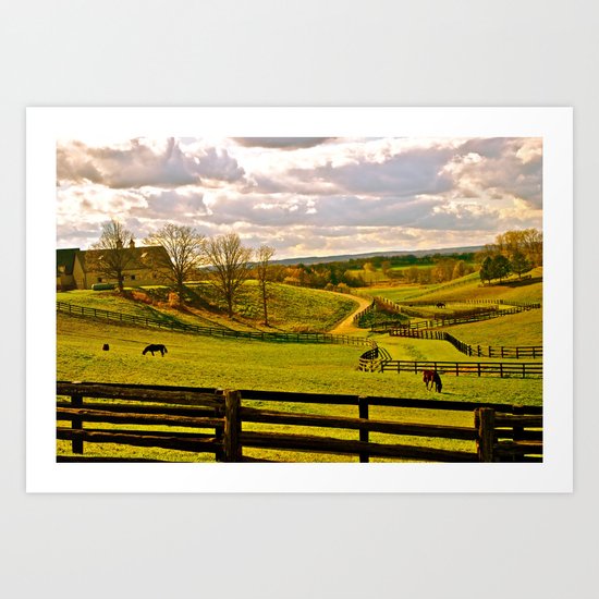 FARMLAND Art Print
