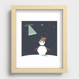 There's Snow Place Like Home for the Holidays Recessed Framed Print