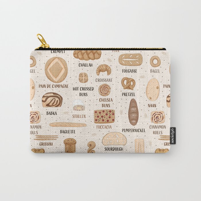 Bread Baking  Carry-All Pouch