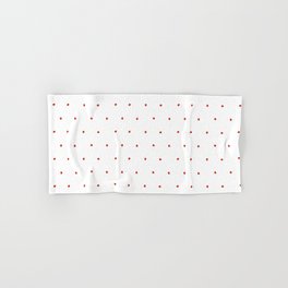 white little strawberry pattern Hand & Bath Towel