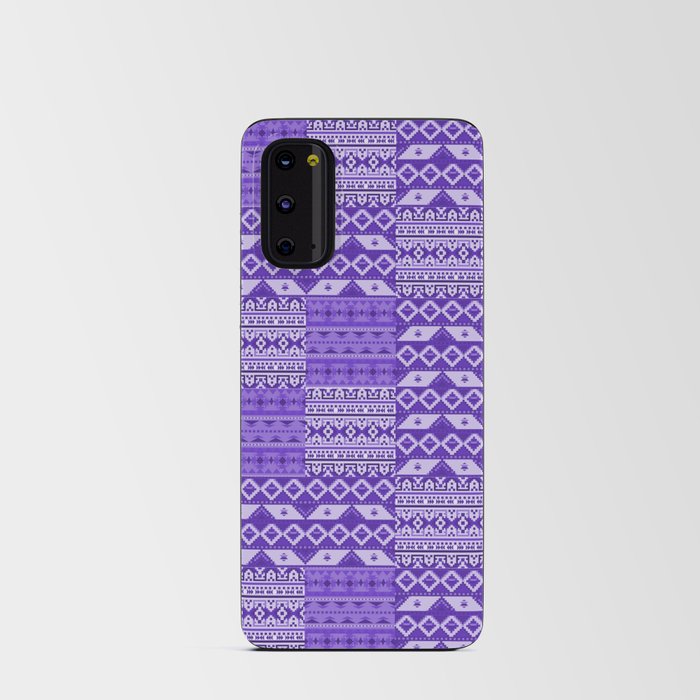 Purple Southwest Patchwork Android Card Case