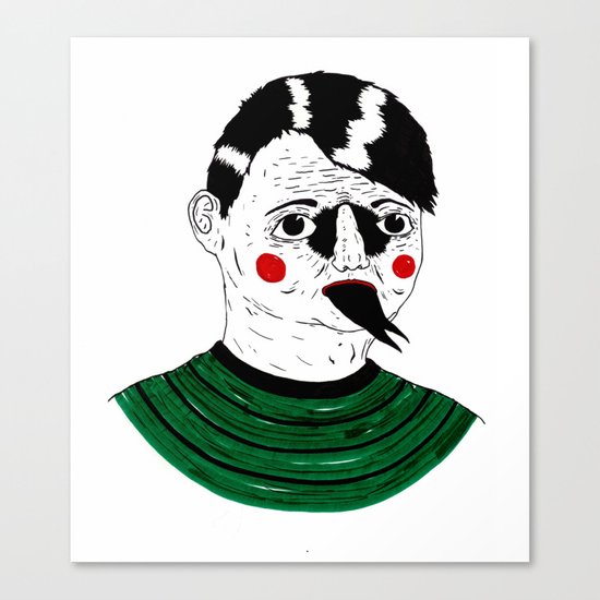Snake Kid Canvas Print