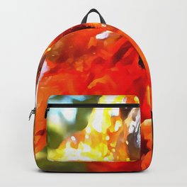 Apricot Resin Abstract Backpack