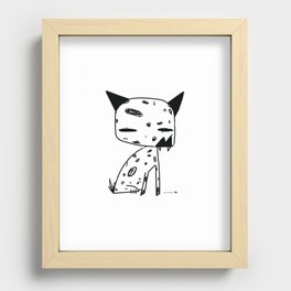 dogcat Recessed Framed Print