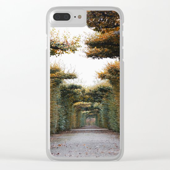 Autumn in park Clear iPhone Case