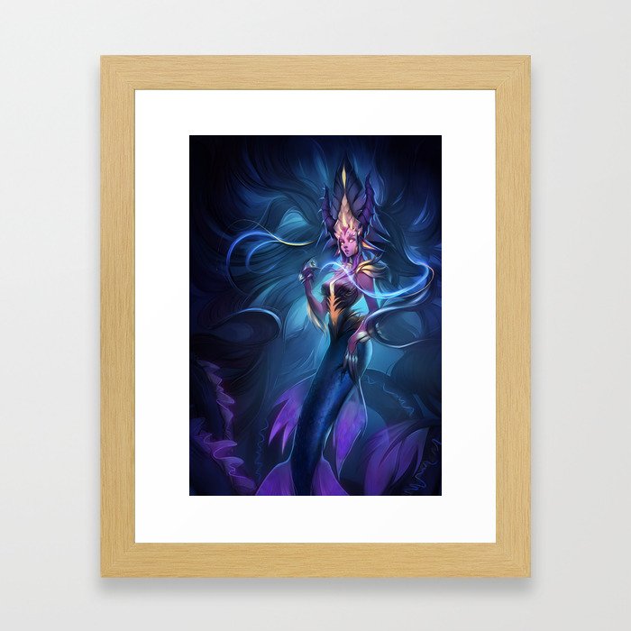 Queen of Mermaids Framed Art Print