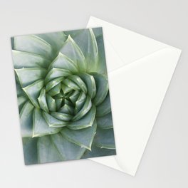 Succulent Spiral Stationery Cards