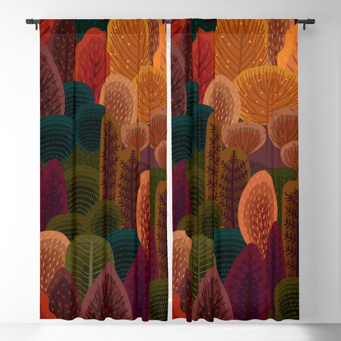 Fall Majesty Blackout Curtain