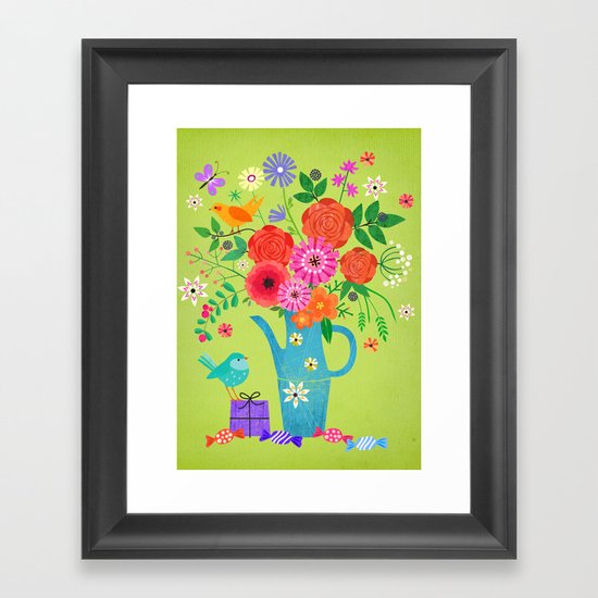 birthday wishes Framed Art Print