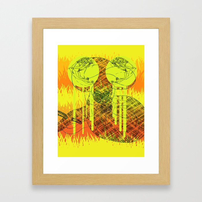 SnakeBite Framed Art Print