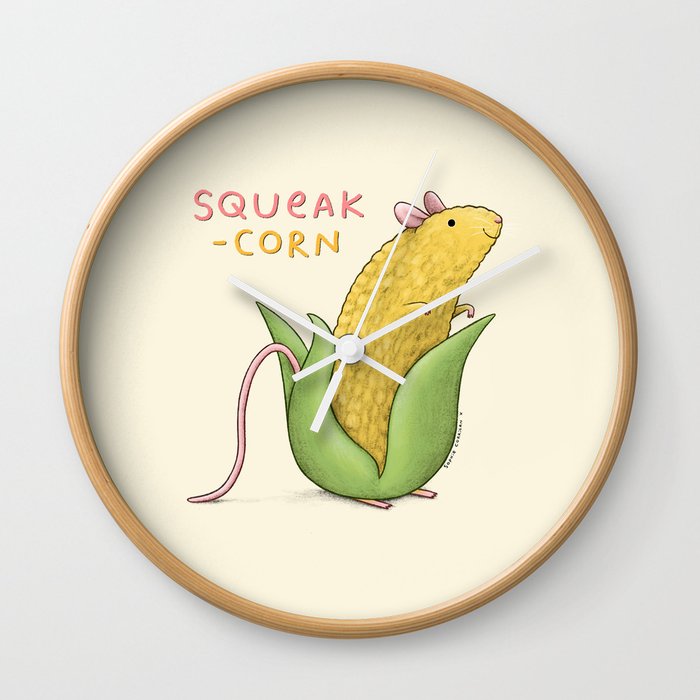 Squeak-corn Wall Clock