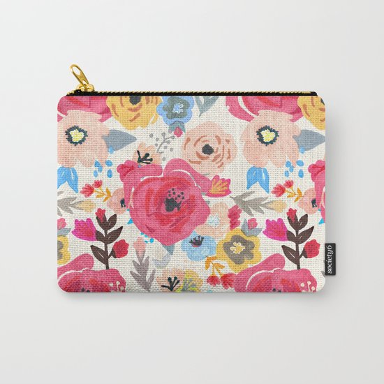 Summer Flora Carry-All Pouch