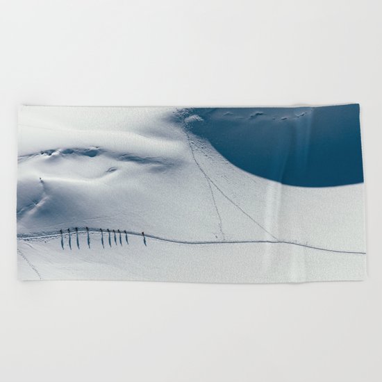 Mountain trace Beach Towel