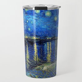 Starry Night Over the Rhone by Vincent van Gogh Travel Mug