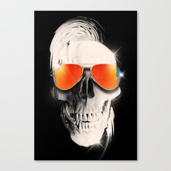 Summer Skull Canvas Print