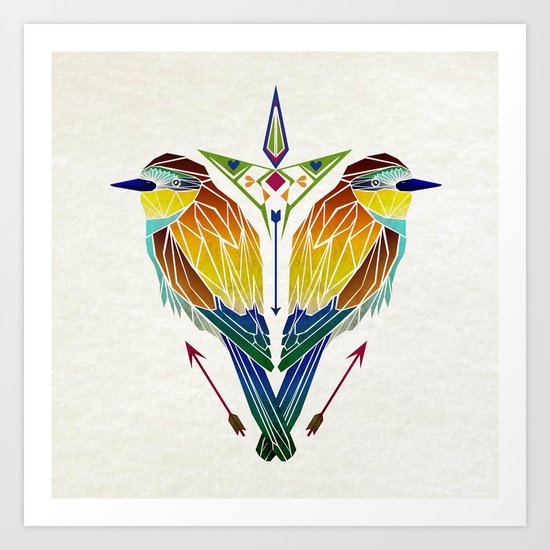 birds love Art Print
