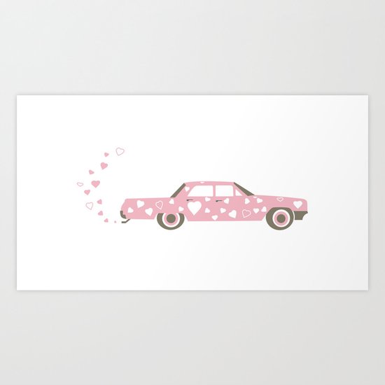 Lovemobile Art Print