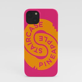 Pineapple Staircase  |  Official Logo in Pink/Orange iPhone Case