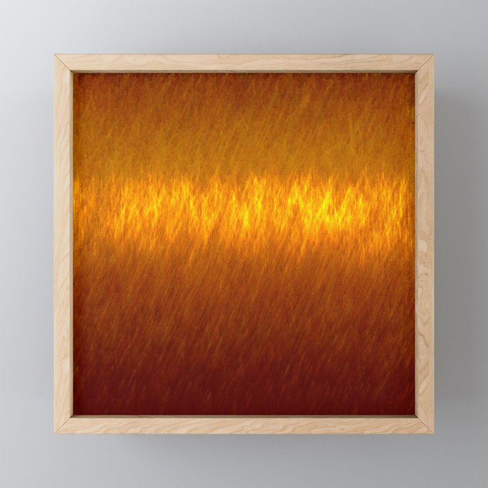 Abstract Fire 2 Framed Mini Art Print