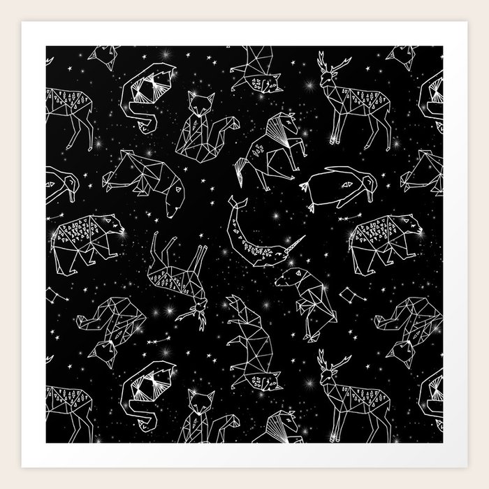 Origami Constellations Geometric Animals Constellations Design