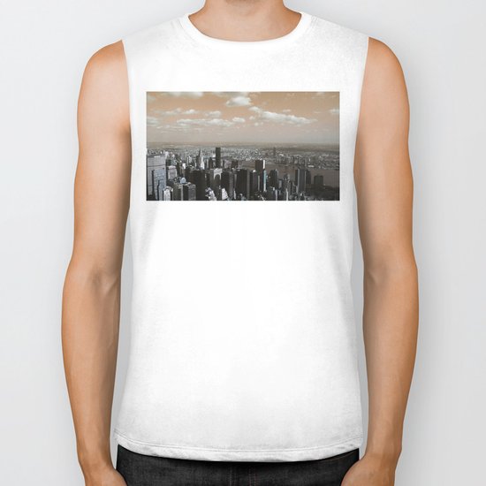 between two worlds Biker Tank